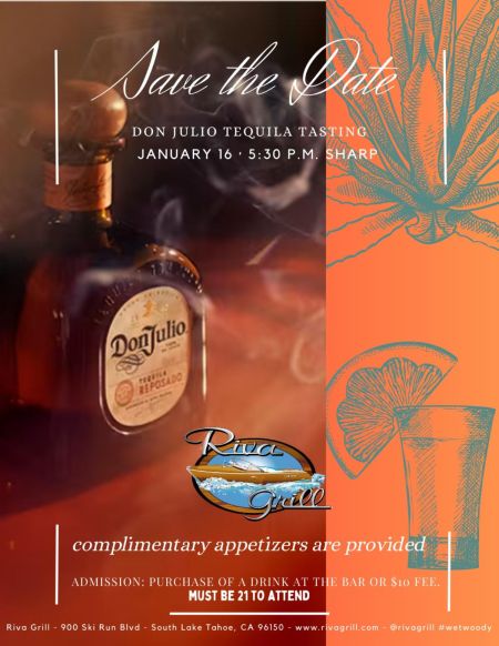 Riva Grill, Don Julio Spirit Tasting