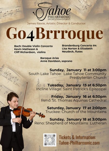 Tahoe Philharmonic, Go 4 Brrroque (Truckee)
