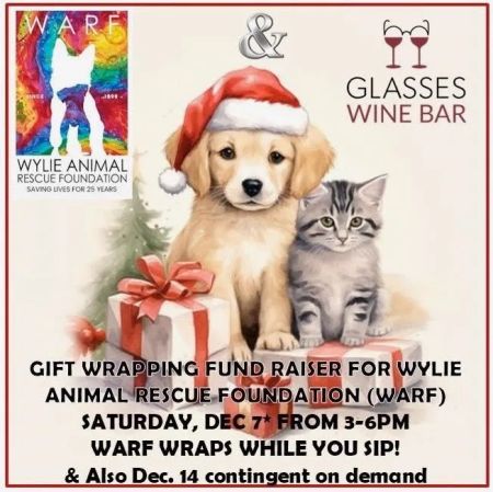 Northern Lights Festival, WARF Gift Wrapping at Glasses Wine Bar