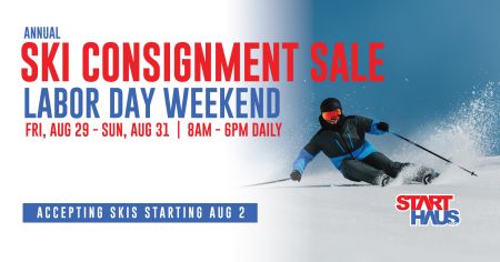 Start Haus, Annual Ski Consignment Sale
