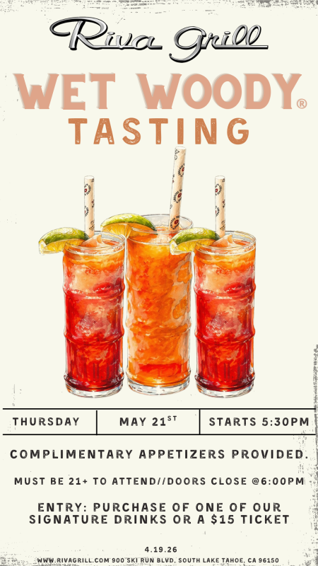 Riva Grill, Wet Woody Tasting
