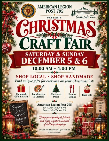 American Legion Post 795, American Legion Post 795 Christmas Craft Fair!