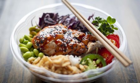 Sun Bowl Acai & Poke, Sesame Chicken Bowl