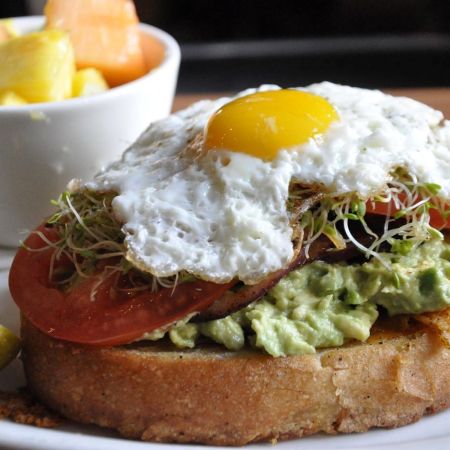The Getaway Cafe, Smashed Avocado Toast