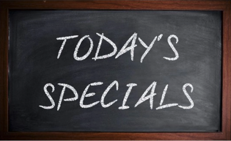 Emerald Bay Bar & Grill, Daily Food Specials