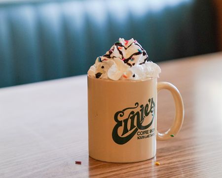 Ernie's Coffee Shop, Hot Chocolate
