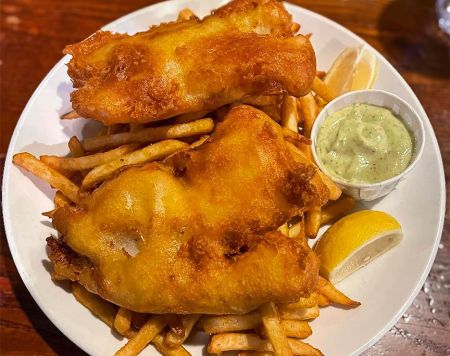 Auld Dubliner Irish Pub & Restaurant, Fish & Chips