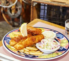 Rosie's Cafe Tahoe City, Mahi Fish and Chips
