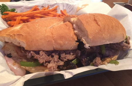 Mott Canyon Tavern & Grill, Philly Steak Sandwich