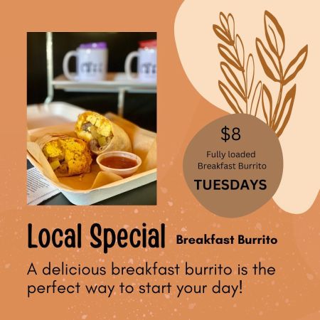 Keys Cafe, $8 Breakfast Burrito