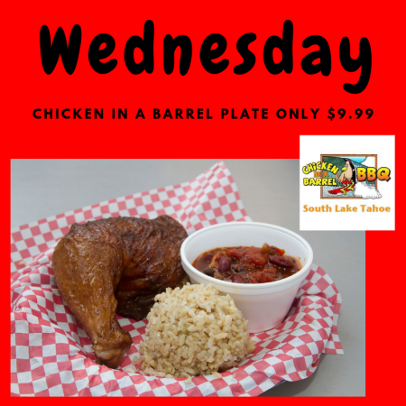 Chicken In A Barrel, Wednesday's Tasty Meal Deal