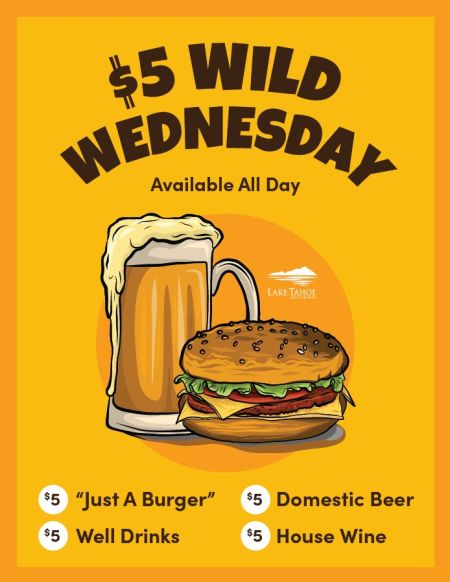 Lake Tahoe Golf Course, $5 Wild Wednesday