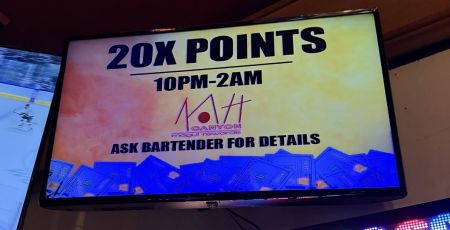 Mott Canyon Tavern & Grill, Late Night Gaming: Earn 20x points