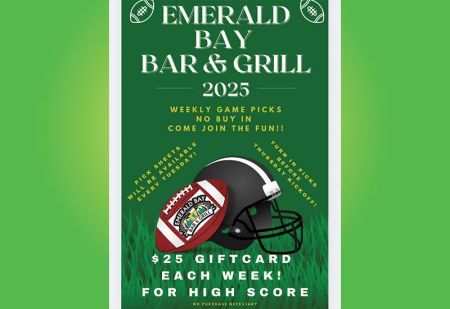 Emerald Bay Bar & Grill, NFL Weekly Game Picks: Win a $25 Gift Card