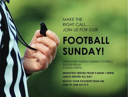 Tahoe Tavern & Grill, Football Sundays