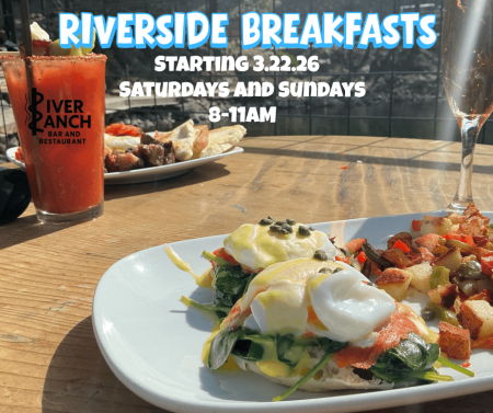 River Ranch Lodge & Restaurant, Riverside Breakfast!
