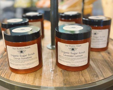 Heather & Pine, Our Rustic Heart Organic Sugar Scrubs