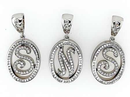 Steve Schmier's Jewelry, Custom Diamond Initial Pendants