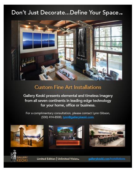 Gallery Keoki, Don't Just Decorate... Define Your Space!