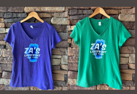 Za's Lakefront, V-Neck Tees