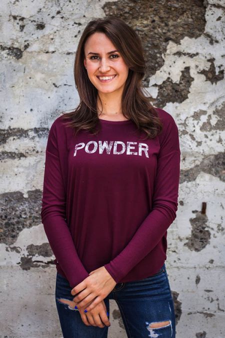 California 89, Women’s Flowy Long Sleeve Shirt - Powder Front