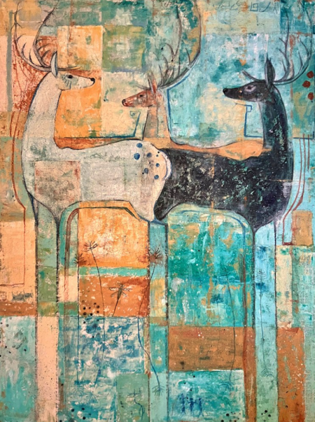Piper J Gallery, Song of the Reindeer by Jennifer Rugge