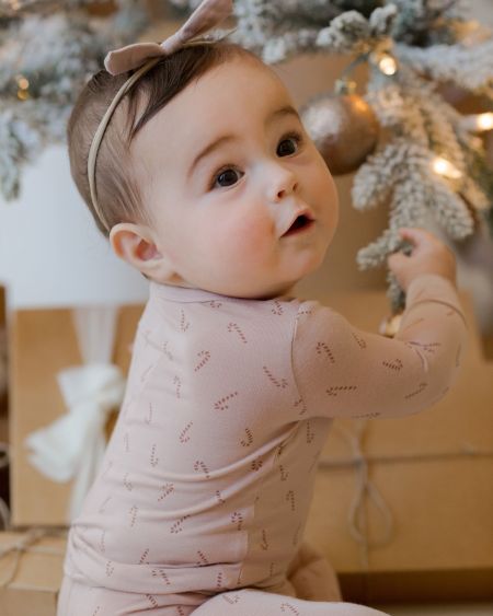 Jack + Emmy, Quincy Mae - Bamboo Pajama Set - Candy Cane