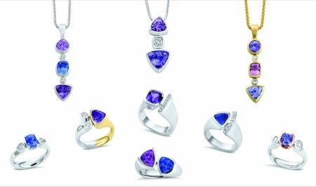 Steve Schmier's Jewelry, Pastel Colored Sapphires