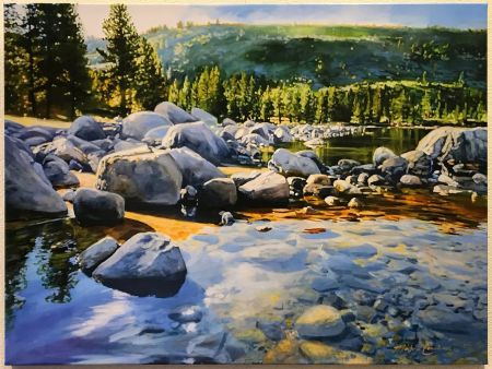 Bluestone Jewelry, "Twin Lakes Mammoth Mountain" Limited Edition Giclee Print