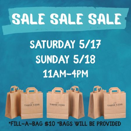 Tahoe Kids Trading Co., Fill-A-Bag Sale