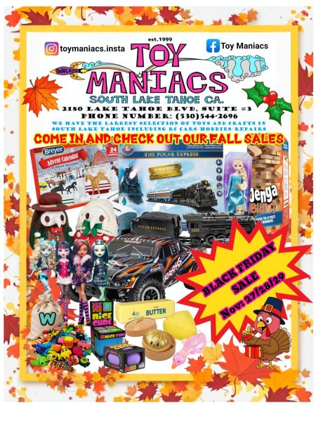 Toy Maniacs, Fall Sales