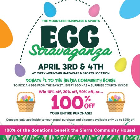 Mountain Hardware & Sports, EGG-Stravaganza Sale