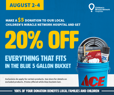 Mountain Hardware & Sports, Children's Miracle Network Bucket Sale - 20% Off