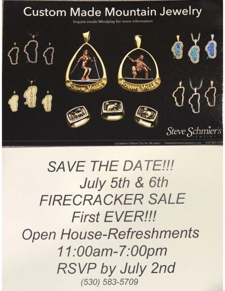 Steve Schmier's Jewelry, Firecracker Sale - First Ever Save the Date