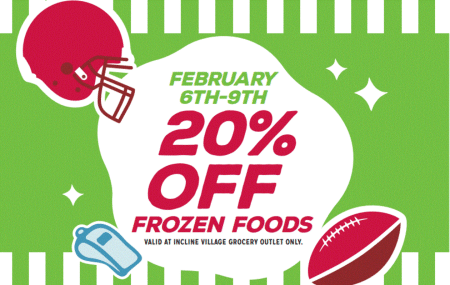 Grocery Outlet Bargain Market, 20% Off Frozen Foods