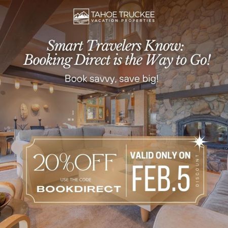 Tahoe Truckee Vacation Properties, Book Direct Day