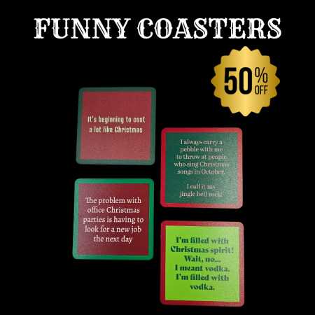 Potlatch Lake Tahoe, 50% Off Funny Coasters