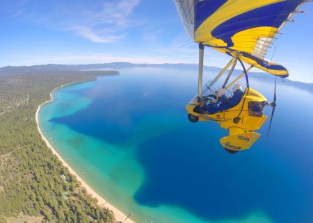 Hang Gliding Tahoe, Short Flight: Tahoe View