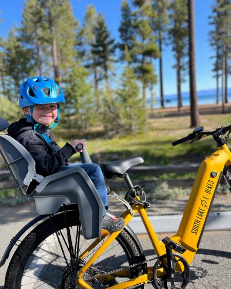 South Lake E-Bikes, Step Thru Pro E-Bike Rentals