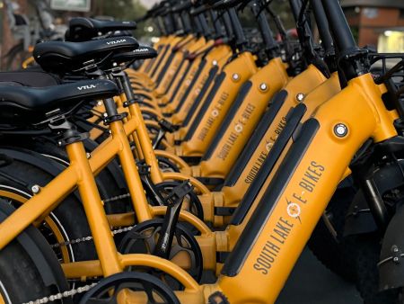 South Lake E-Bikes, Step Thru Fat Tire E-Bike Rentals
