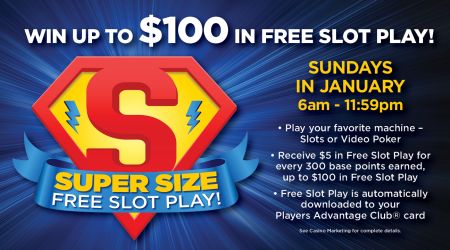 Grand Lodge Casino, Super Size Free Slot Play