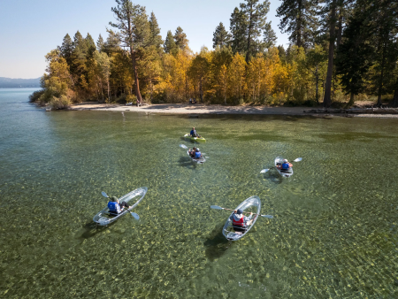 Clearly Tahoe, Fall "Golden Shores" Clear Kayak Tour