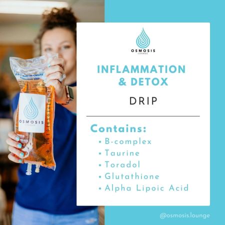 Osmosis Lounge Tahoe, Inflammation & Detox IV Therapy Drip