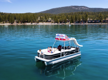 Tahoe Family Adventures, Double-Decker Tritoon with Slide Charters