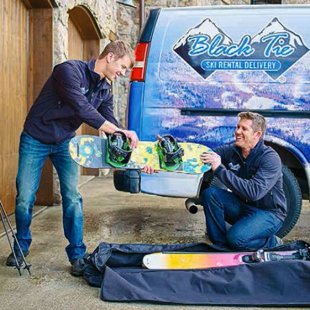 Black Tie Ski Rentals & Delivery, Free Snowboard Delivery