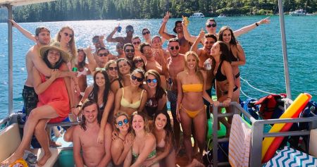 Lake Tahoe Boat Rides, Party Boat Charter w/ Captain & Crew