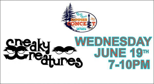 Summer Concert Series Sneaky Creatures On The Patio River