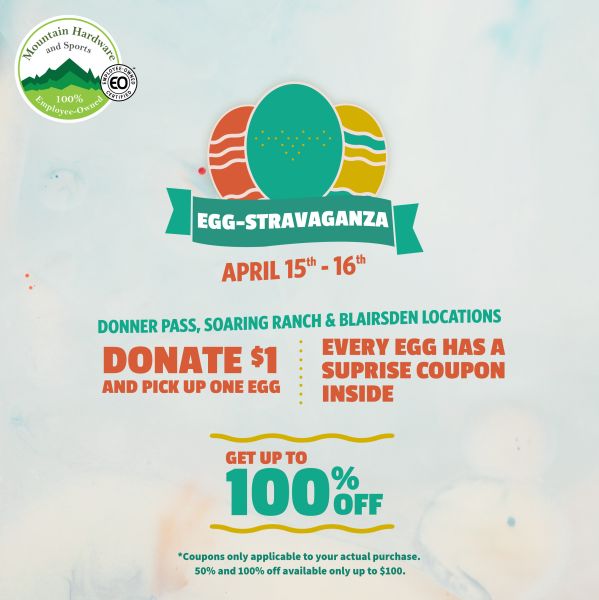 Egg-stravaganza Sale | Mountain Hardware & Sports | Lake ...