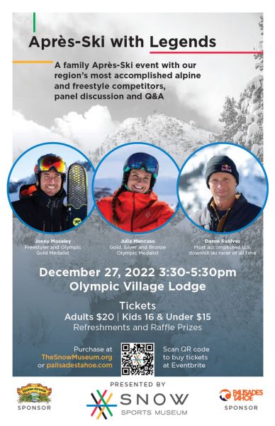 Apres Ski With Legends | The Village At Palisades Tahoe | Lake Tahoe Events