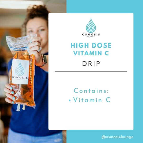 High Dose Vitamin C IV Therapy Drip Osmosis Lounge Tahoe Lake Tahoe